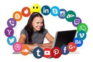 using the social media